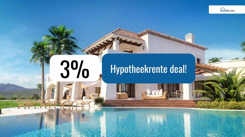 botobi 3% hypotheek deal
