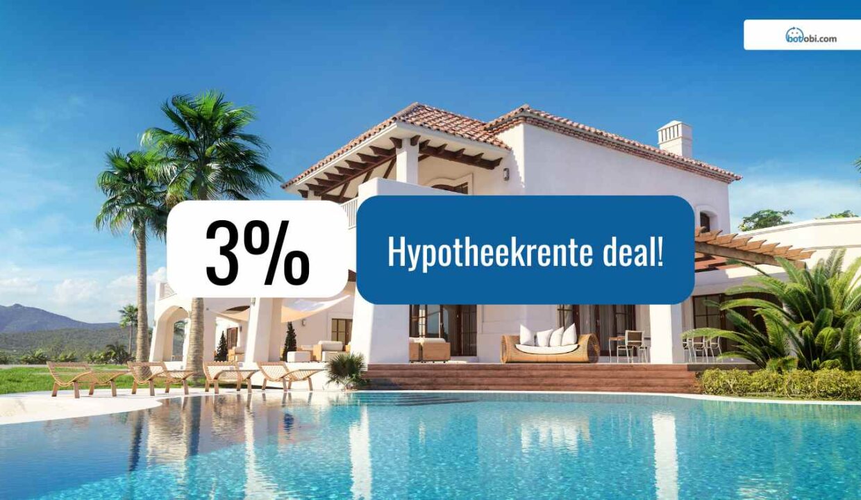 botobi 3% hypotheek deal